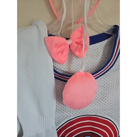 Champion Space Jam Tune Squad LOLA Bunny Basketball Jersey Looney Tunes NBA sz M - Picture 7 of 13